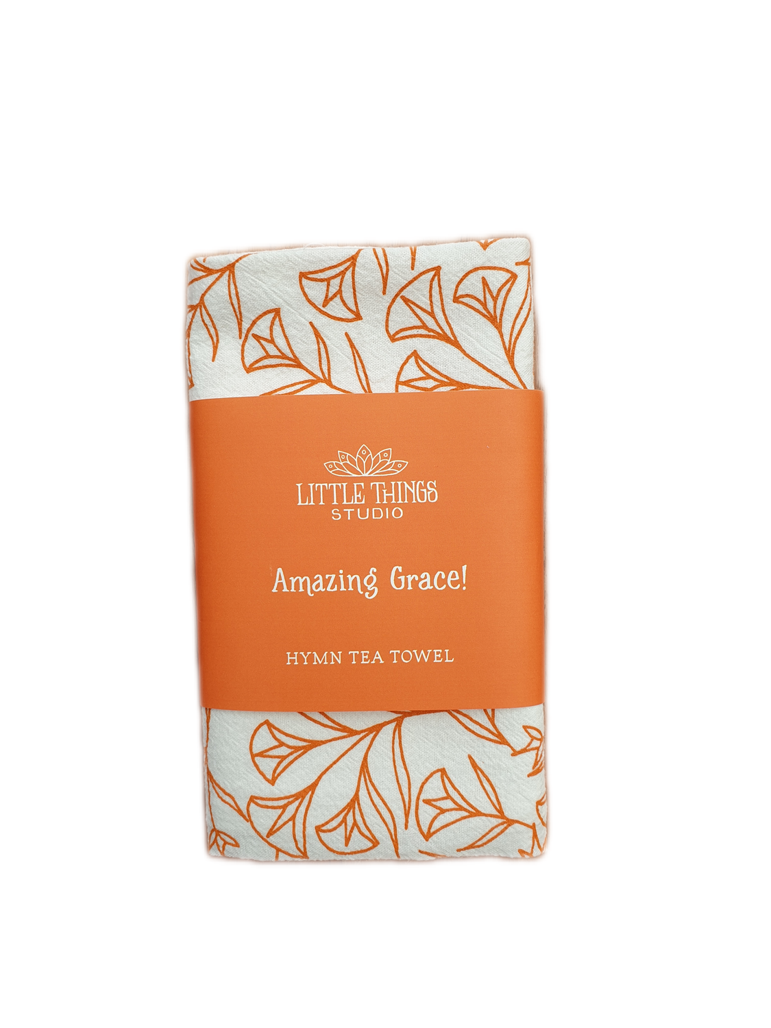 Amazing Grace Hymn Tea Towel