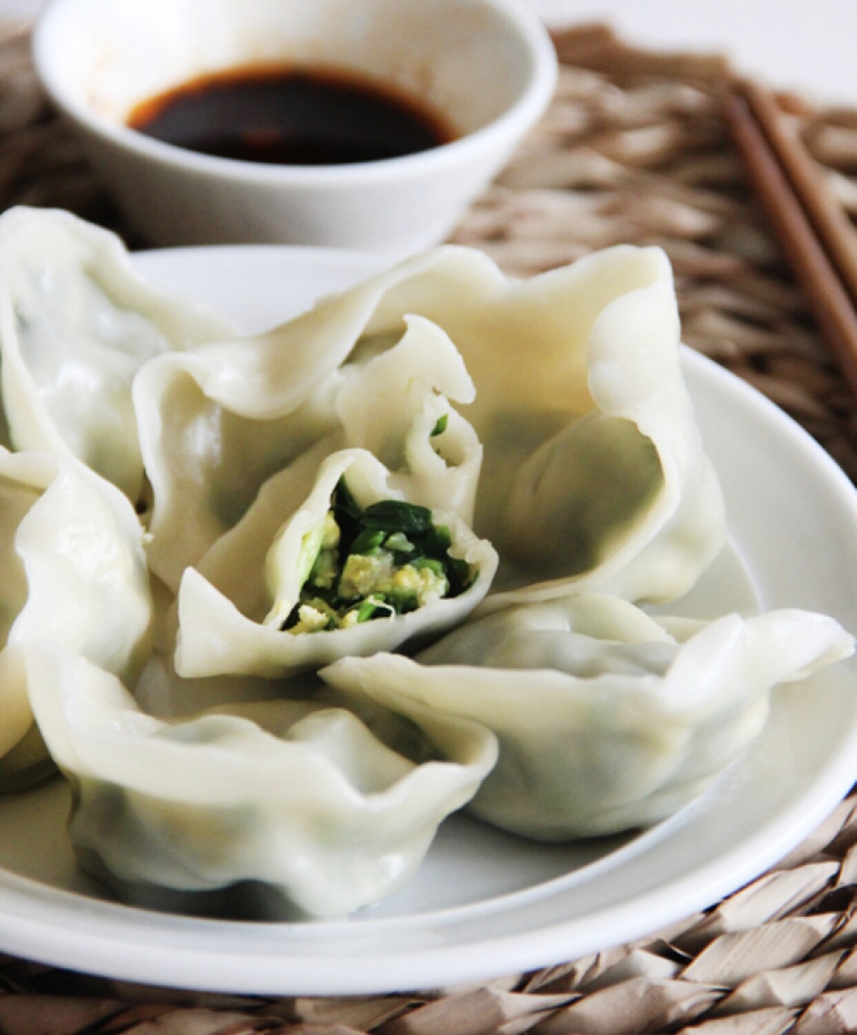 Leek & Eggs Dumpling 韭菜鸡蛋水饺