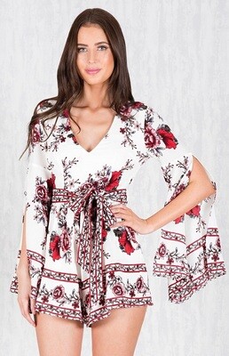 Amy Floral Playsuit