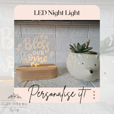 Personalised LED Night Light