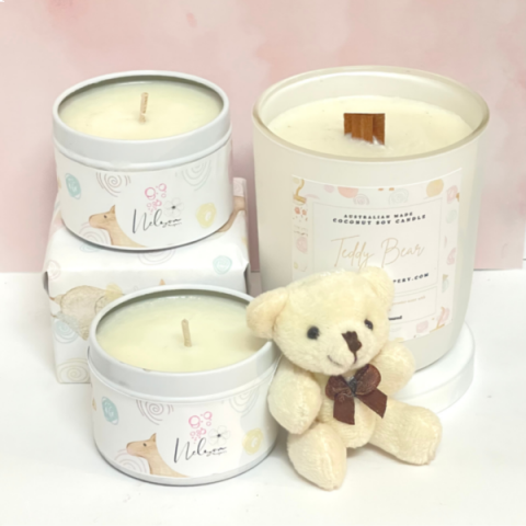 New Teddy Bear Coconut Soy Candle