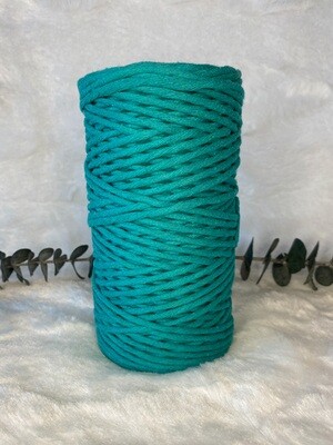 Coton peigné 3 mm bleu turquoise