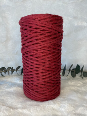 Coton peigné 3 mm bordeaux