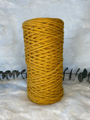 Coton peigné 3 mm moutarde