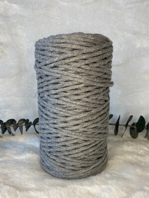 Coton peigné 3 mm ardoise