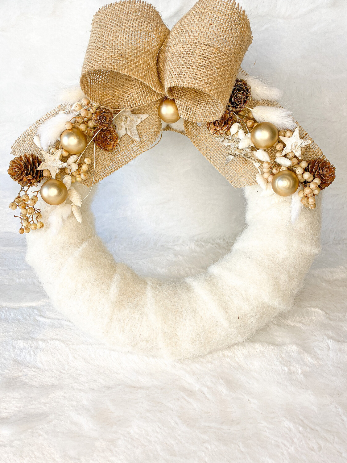 Couronne de Noël Briza