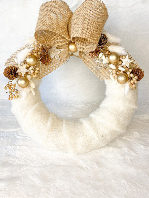 Couronne de Noël Briza