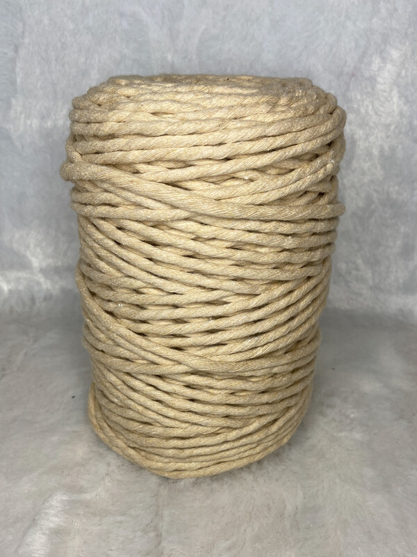 Coton peigné 5 mm sable