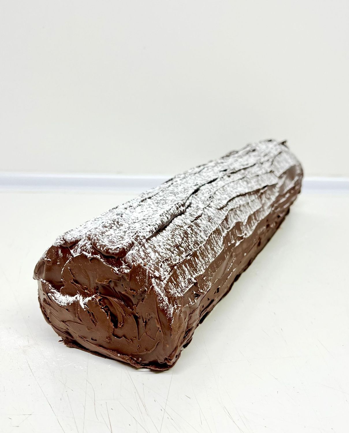Caramel Brownie 'Yule Log'