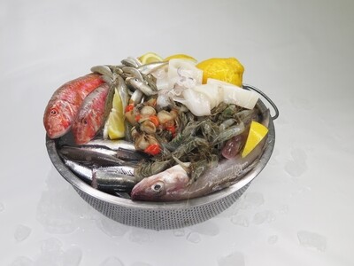 MISTO FRITTURA (molluschi, crostacei e pesci) MISTO FRITTURA (molluschi, crostacei e pesci)