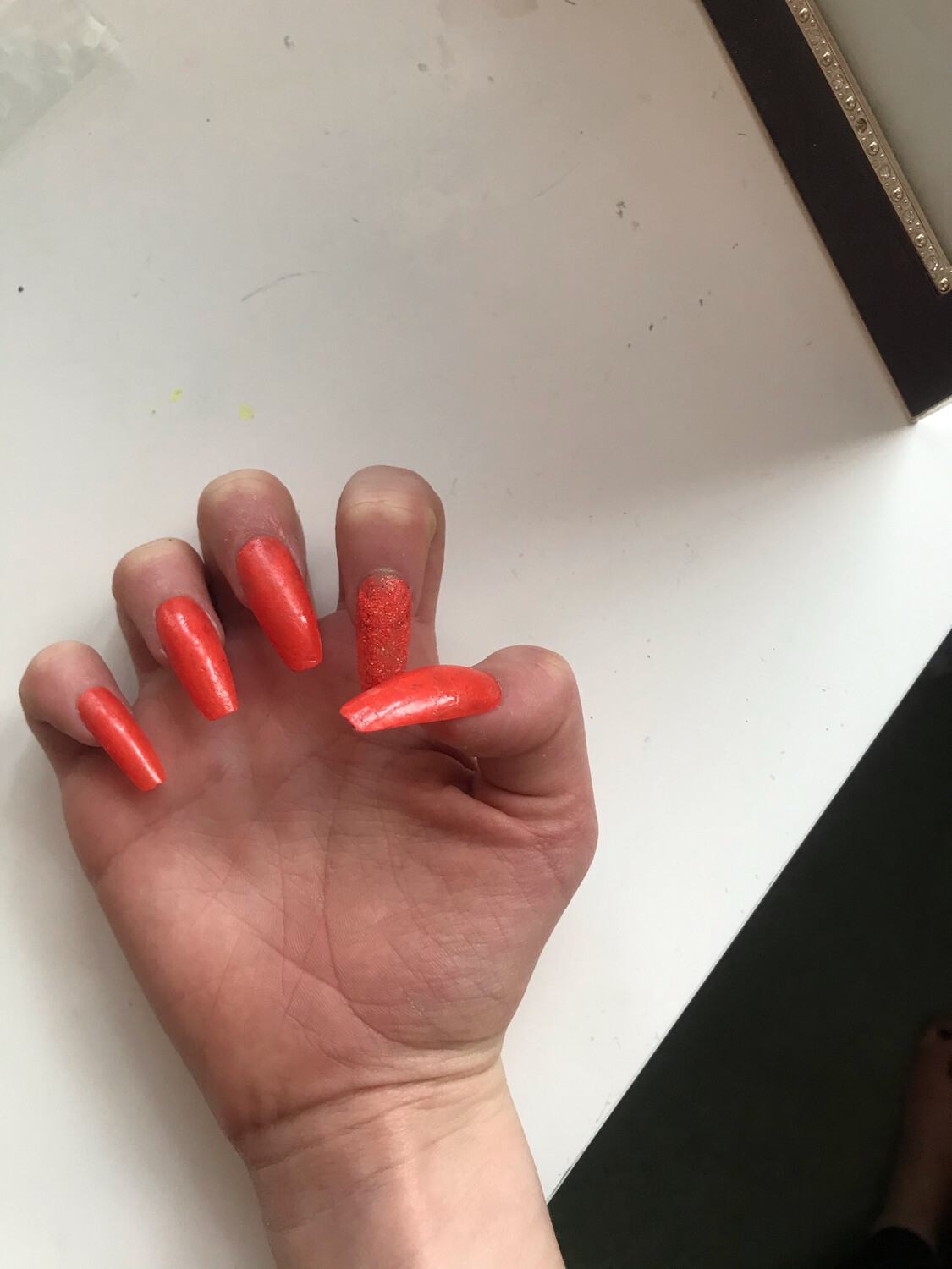 Cute Coral Press On Nails