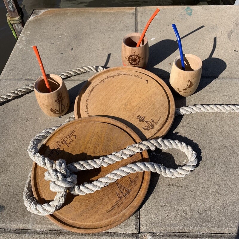 Platos y Mates de Madera