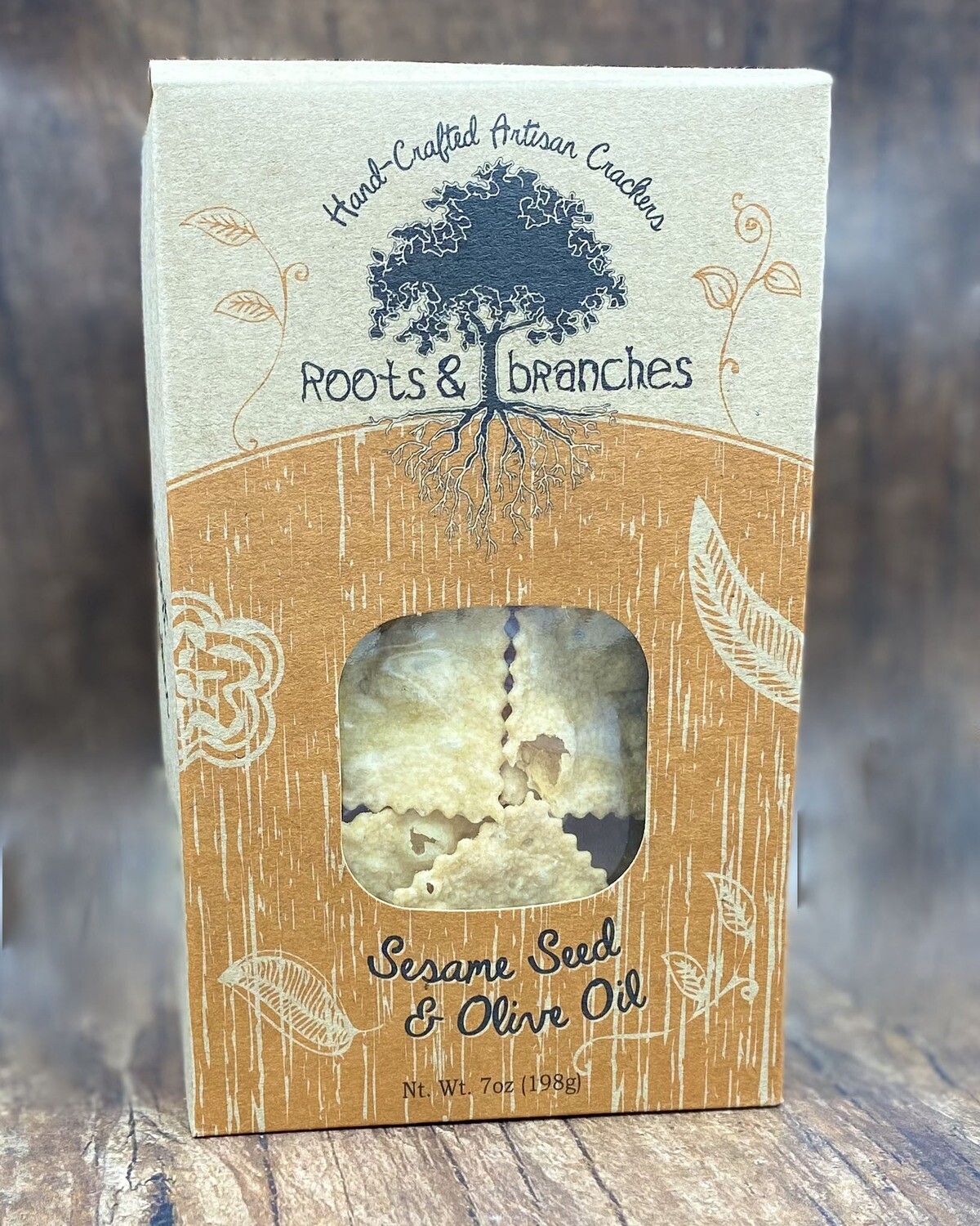 Roots & Branches Crackers Sesame & Olive Oil
