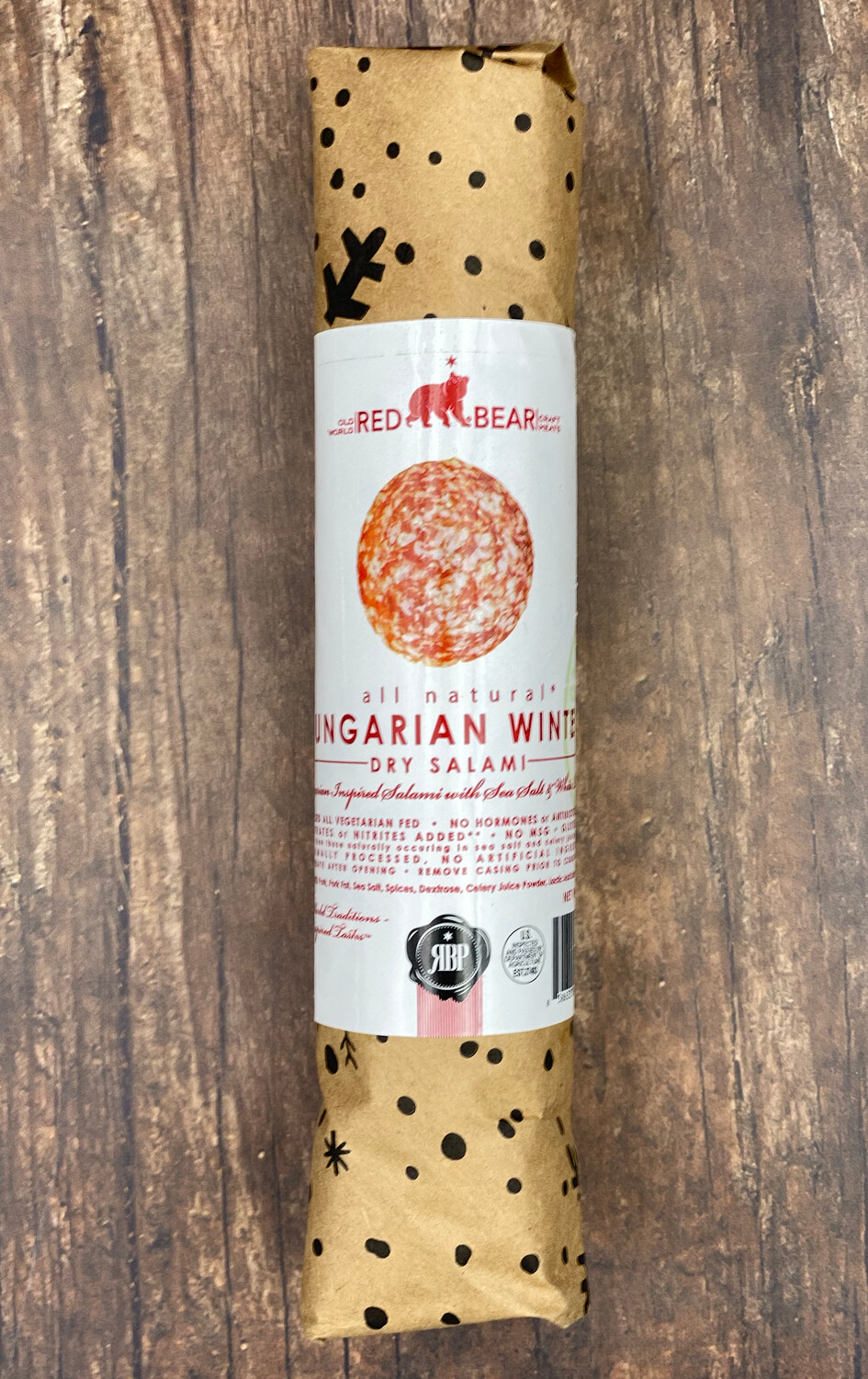 Hungarian Winter Red Bear Salami