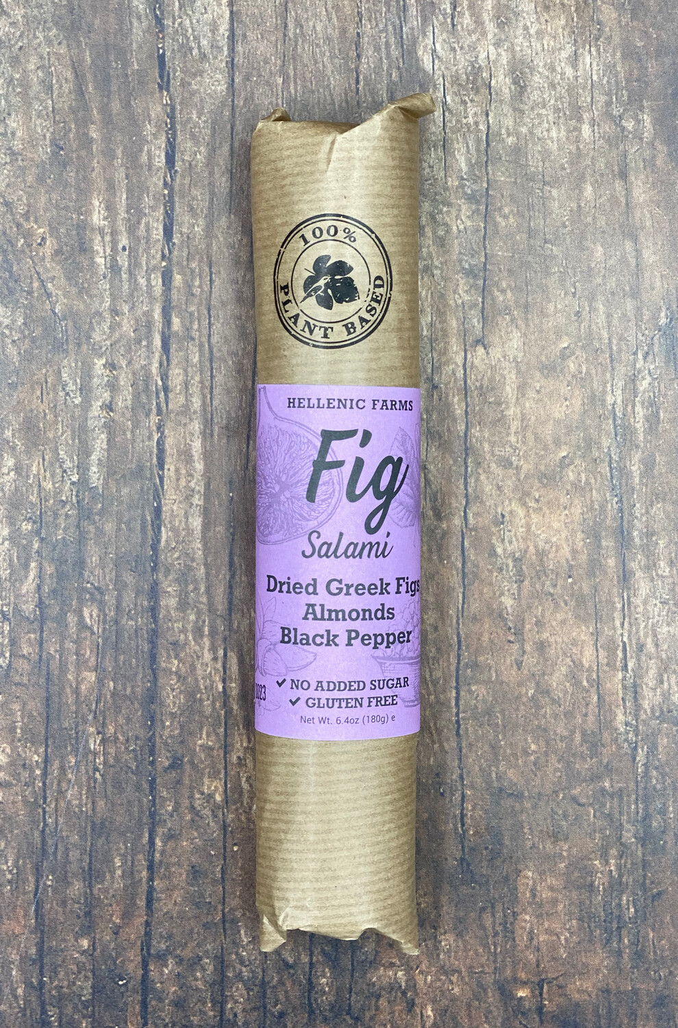 Fig Salami Almonds and Black Pepper Hellenic Farms