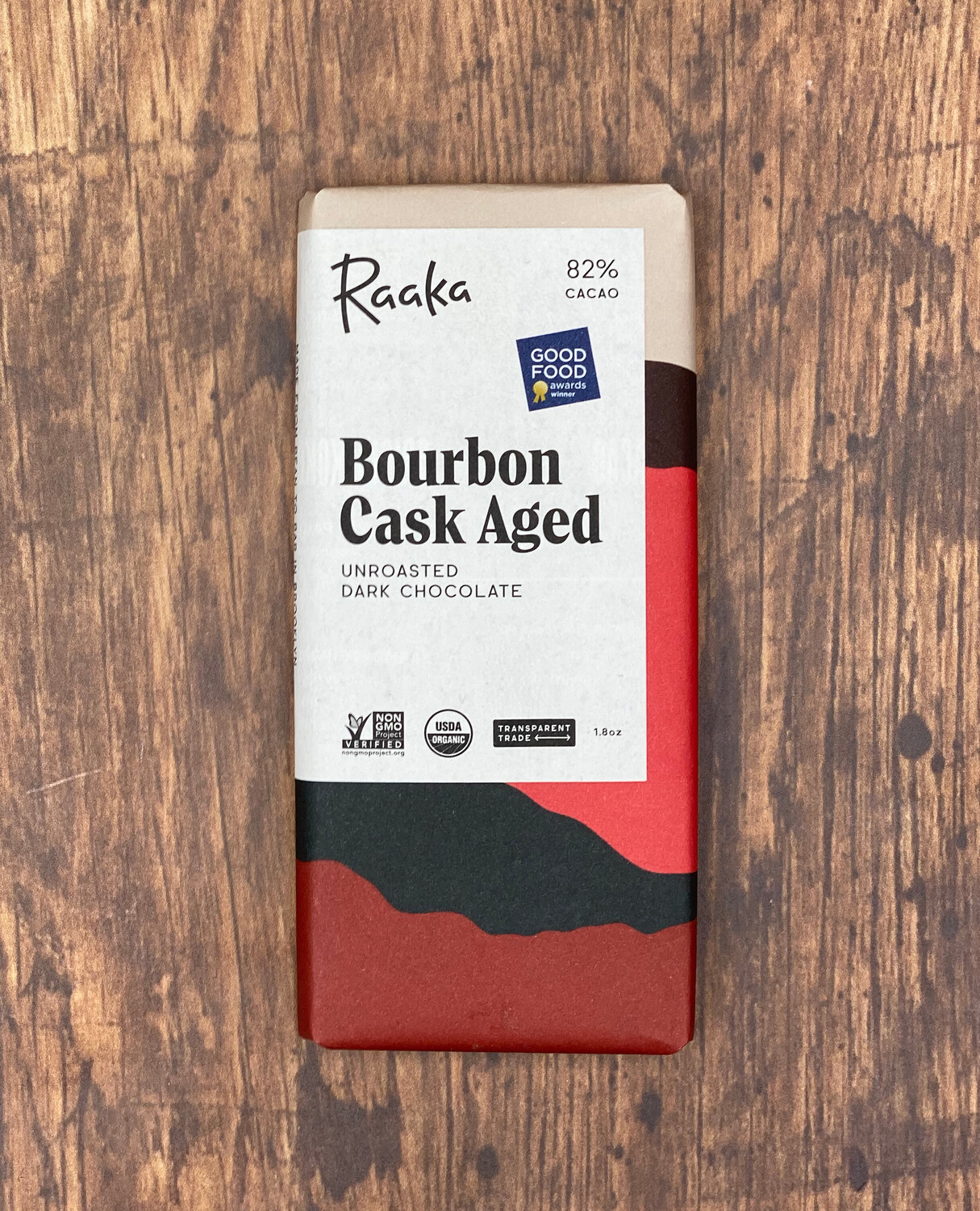 Raaka Bourbon Cask Aged 82%