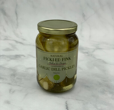 Garlic Dill Pickles Pickled Pink