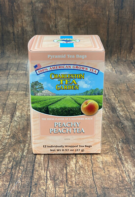 Peach Tea Bags Charleston Tea Plantation