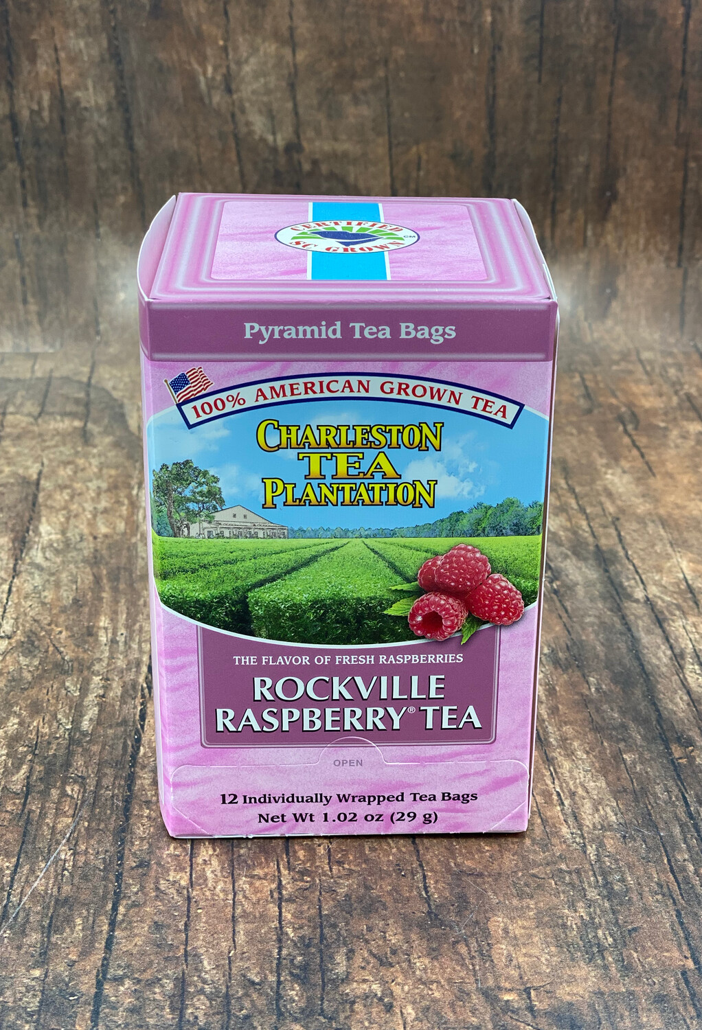 Rockville Raspberry Tea Bags Charleston Tea Plantation