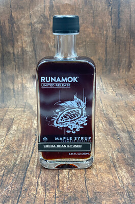 Cocoa Infused Maple Syrup Runamok