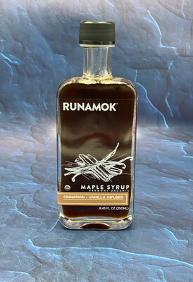 Cinnamon Vanilla Infused Organic Maple Syrup Runamok