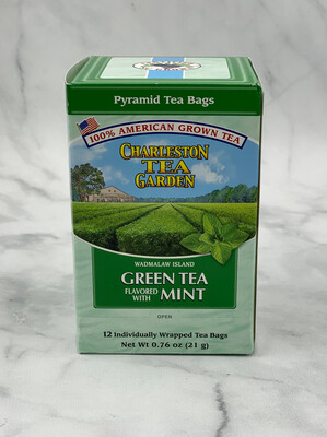 Green Tea w/Mint Tea Bags Charleston Tea Plantation
