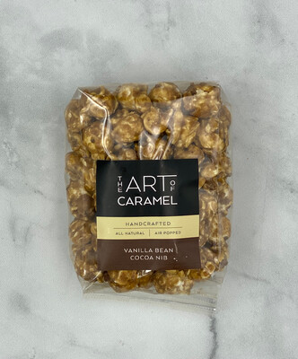 Vanilla Bean Cocoa Nib Caramel Popcorn - The Art of Caramel Popcorn