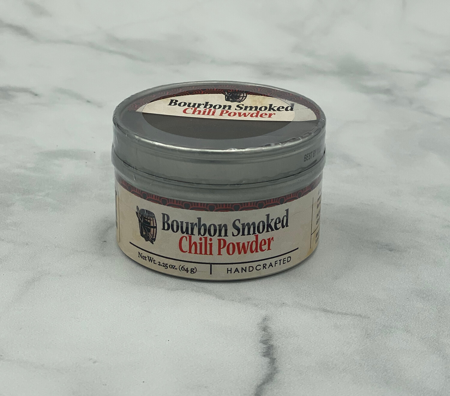 Chili Powder Tin Bourbon Barrel Foods