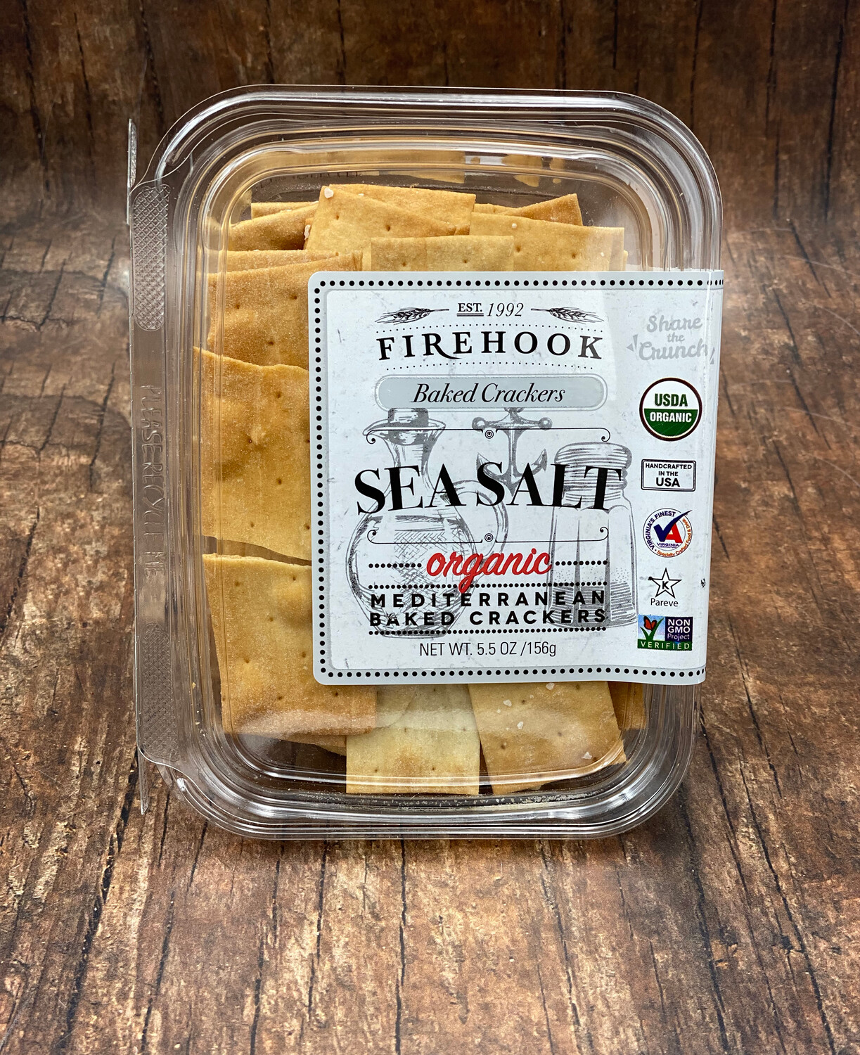 Cracker w/Sea Salt Organic Firehook