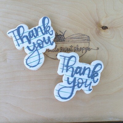 Thank You - Notebook paper