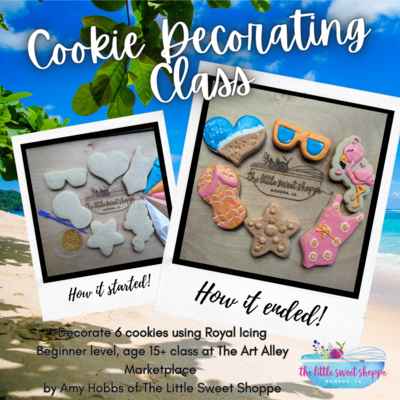 Beach Cookie Decorating Class 7/15