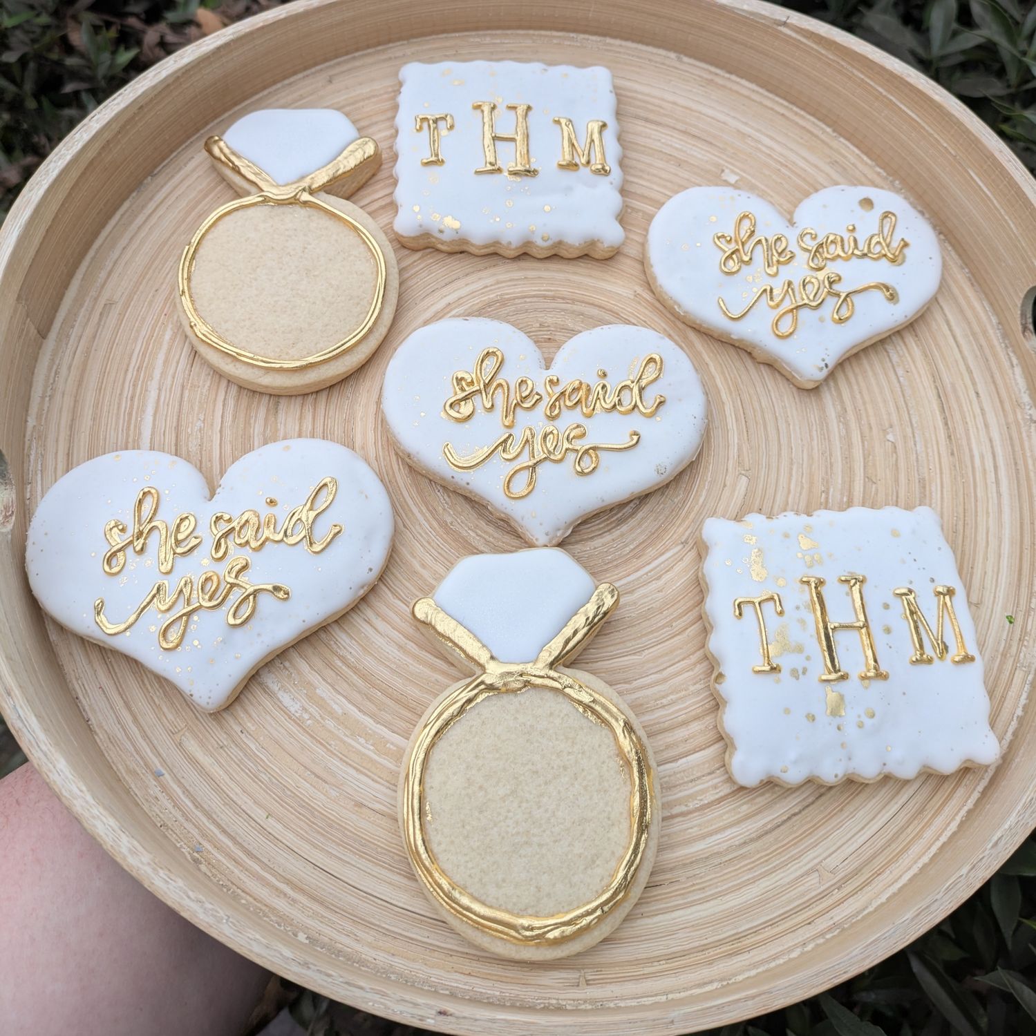 She Said Yes - Engagement - Monogram