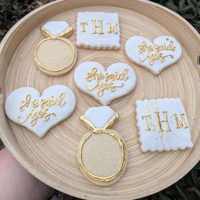 She Said Yes - Engagement - Monogram