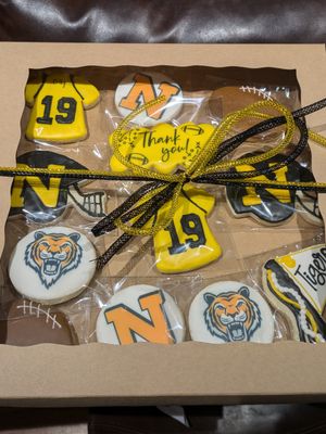 Neville Hoco Football player cookies