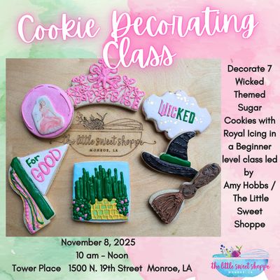 Wicked Sugar Cookie Decorating 11/8/2025 Wicked Sugar Cookie Decorating 11/8/2025