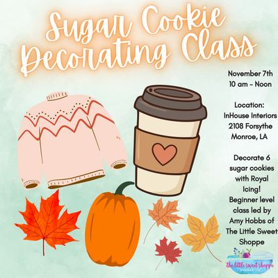 Sweater Weather Cookie Class 11/7/2026