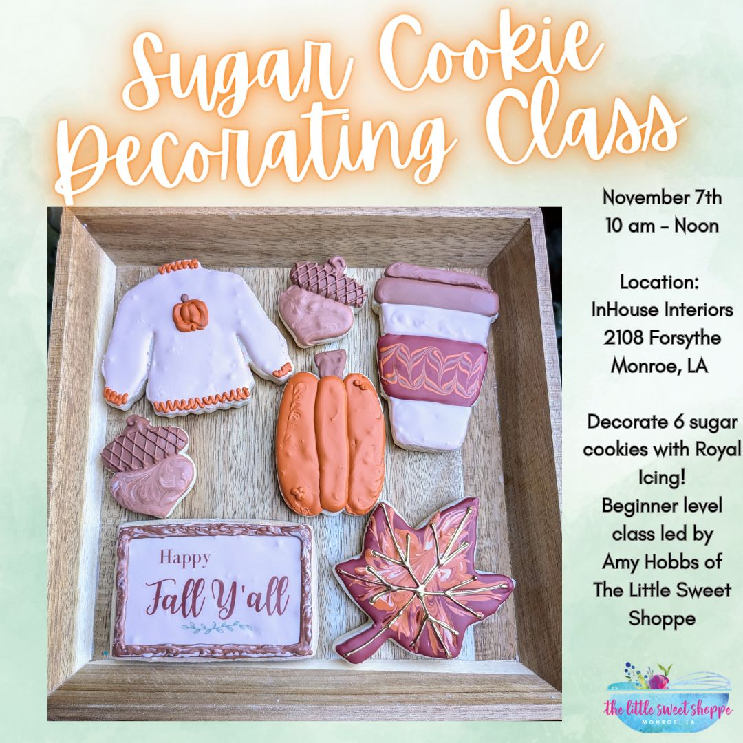 Sweater Weather Cookie Class 11/7/2026