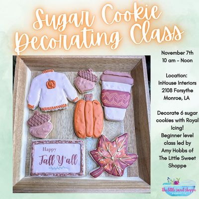 Sweater Weather Cookie Class 11/7/2026