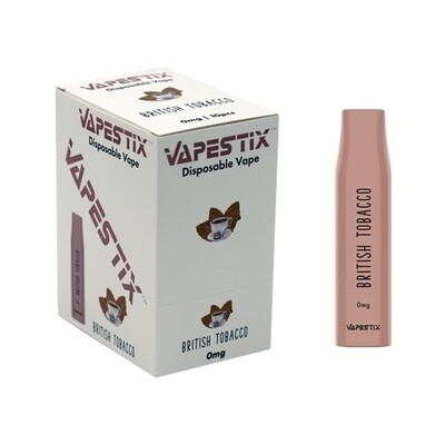 Vapestix Disposable Vape - British Tobacco