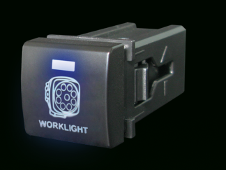 Square Toyota Worklight Switch with Blue Illumination On-Off