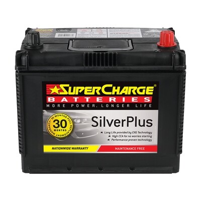 SUPERCHARGE SILVER MAINTENANCE FREE BATTERY 620CCA