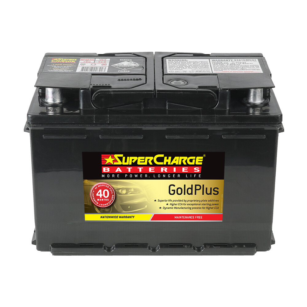 SUPERCHARGE GOLD MAINTENANCE FREE BATTERY 720CCA