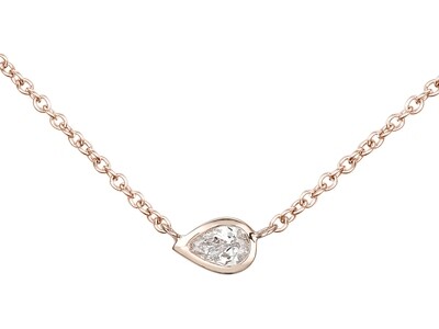 OLANE Pear Diamond Necklace