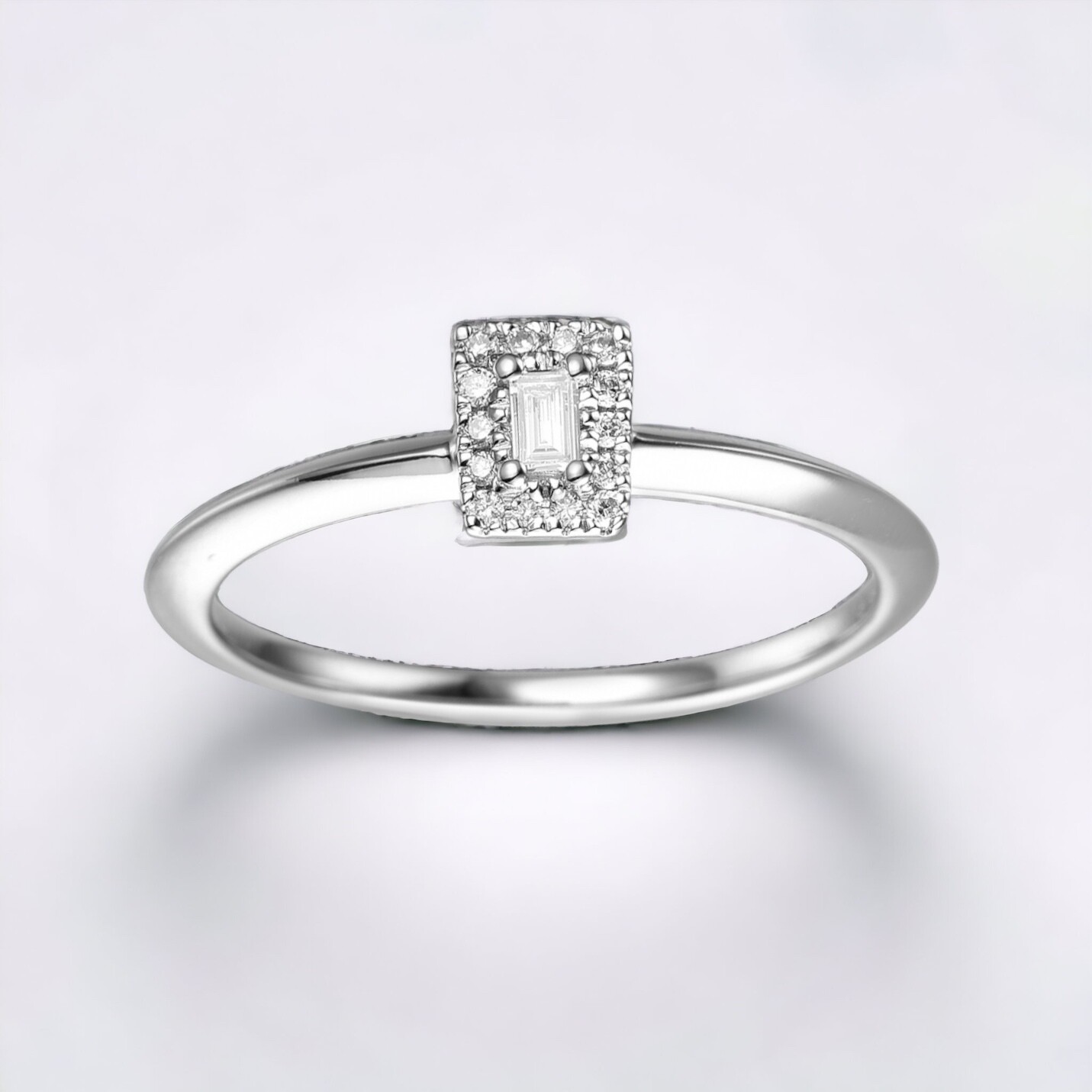 CLINQ Baguette Diamond Ring