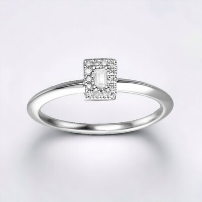 CLINQ Baguette Diamond Ring