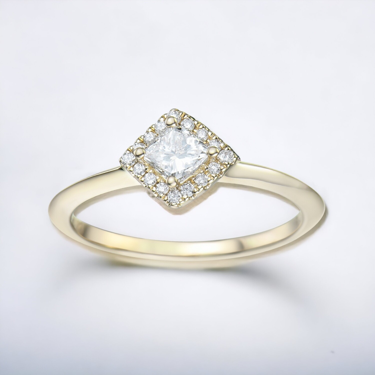 CLINQ Rhombus Diamond Ring