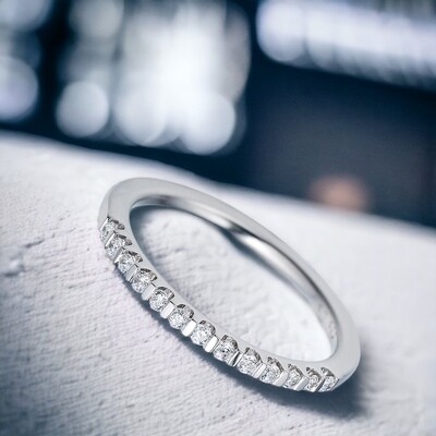 FORAS Fuse Diamond Half Eternity Ring