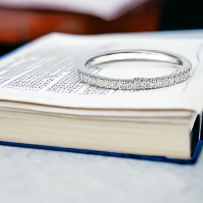 GLISST Wink Diamond Half Eternity Ring