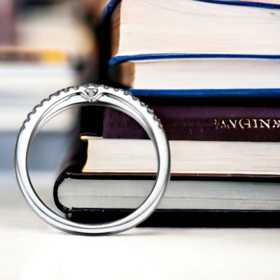 GLISST Wink Diamond Half Eternity Ring