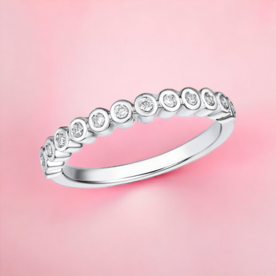 OLANE Bond Diamond Half Eternity Ring